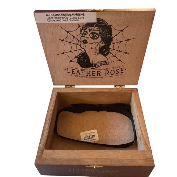 Drew Estate Cigar Boxes Fat Bottom Gordito Betty Leather Rose Corona Lot of 2 - Picture 12 of 13